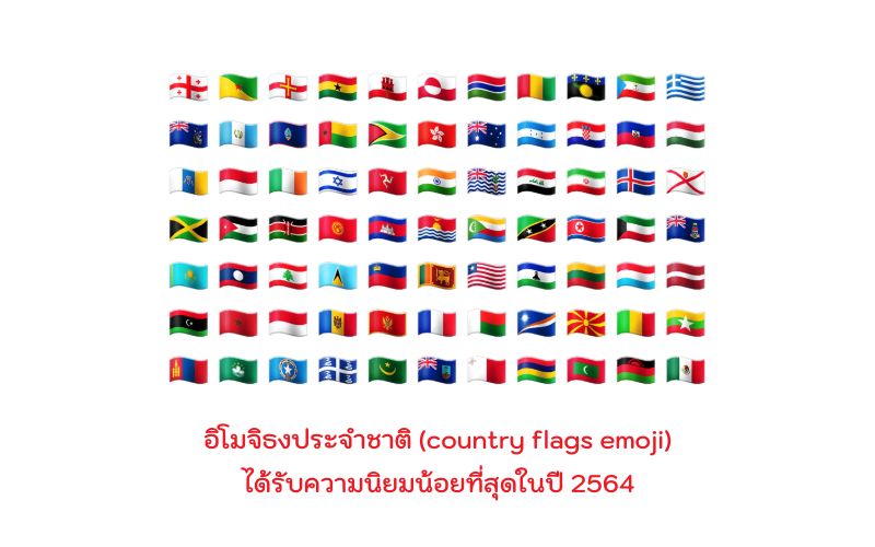 ธงประจำชาติ (country flags emoji) 